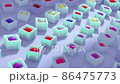 Minimalistic Conceptual Abstract 3D render animation 86475773