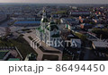 Sretensky cathedral from bird's eye. Yalutorovsk 86494450