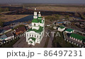 Sretensky cathedral from bird's eye. Yalutorovsk 86497231