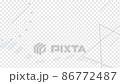 Simple Line Motion Graphic 01 Blue (Transparent Background) 4K 86772487