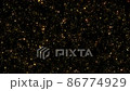 Shimmering shiny particles. Beautiful background. Loop. 86774929