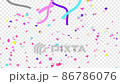○ △ □ pop cracker (transparent background) pink 86786076