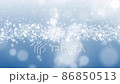 Background CG of glittering particles (blue) 86850513