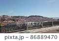 Cityscape of Lisbon from San Pedro de Alcantara Observatory 86889470