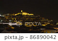 Coimbra cityscape night view 86890042