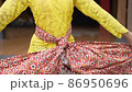close up of traditional javanese dancers 86950696