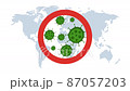 Coronavirus in China. Novel coronavirus (2019-nCoV). Virus quarantine. 4K video. 87057203