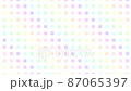カラフルなグラデーション背景 87065397