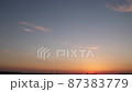 Sky dyed in sunset 87383779