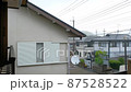 大雨の降る住宅地　災害　豪雨　雷雨 87528522