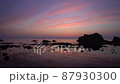 Sunset over the Sea of Japan Oiwa Coast Aomori Prefecture 87930300