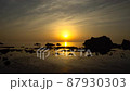 Sunset over the Sea of Japan Oiwa Coast Aomori Prefecture 87930303