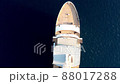 Overhead view of luxury cruise liner 88017288