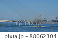 Warship cannon fire. Military exercises of Russian troops 88062304