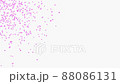 "Sakura Fubuki" background white CG material effect 88086131