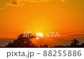 Sunset close-up, time-lapse 88255886