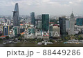 Aerial cityscape view of Ho Chi Minh city, Vietnam in cloudy morning 88449286