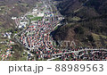 Aerial drone view of Fojnica. City in central Bosnia and Herzegovina.  88989563