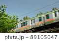 JR Hachiko Line train passes near Hachioji Railway Bridge 89105047