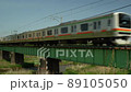 JR Hachiko Line train passes Hachioji Iron Bridge 89105050