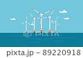 Wind turbines in the sea 89220918