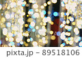 Abstract golden bokeh lights background. Defocused embellish light bokeh. 89518106