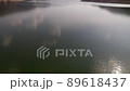 drone aerial footage water reservoir dam lake cyprus  89618437