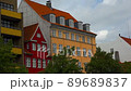 Beautiful facade of an old house. Copenhagen. Denmark. 89689837