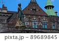 Beautiful facade of an old house. Copenhagen. Denmark. 89689845