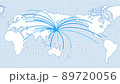 世界から日本へ集中するアニメーション動画素材 89720056