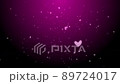 Cute heart-shaped particle background material 89724017