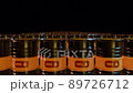 Crude Oil Barrels Production Storage A seamless loop 3D render concept 89726712