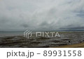 [Aerial view] Ishigaki Island Nagura Bay in cloudy weather 89931558