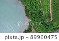 Beautiful tropical island with beach and coconut palm tree, freedom beach phuket 89960475