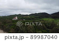 [Aerial view] Ishigaki Island Sukuji beach in cloudy weather 89987040