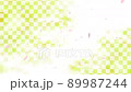 Japanese-style movie material with cherry blossom petals dancing golden gold 89987244