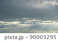 Sun rays with dramatic rainy clouds. CLouds time lapse  90003295