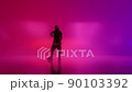 Stylish Professional Dancer Performing a Hip Hop 90103392