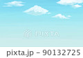 Animation of moving clouds in the blue sky 90132725