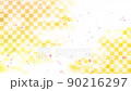 Japanese-style movie material for New Year when cherry blossoms dance Golden gold 90216297