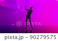 Girl dancing to the beat 90279575
