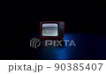 Retro Crt Tv With Noise 4k 90385407