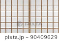 Shoji video that opens and closes Double-sided shoji set of Aragumi shoji and horizontal traditional shoji 1/2 in the morning 90409629