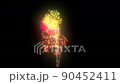 這是煙花的CG動畫。發射的狀態是從稍微鳥瞰的角度來表達的。 90452411