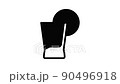 Tequila glass icon animation outline best object on white background 90496918