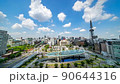 June 4th year of Reiwa Oasis 21 and Chubu Electric Power MIRAI TOWER (TV Tower) (Time Lapse Fix) Wide Angle 90644316