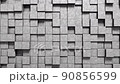 Concrete cube background 90856599