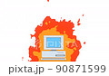 燒復古PC動畫素材 90871599
