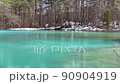 Scenery of Aonuma in Goshikinuma where the wind blows through 90904919
