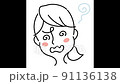 Woman looking around 91136138